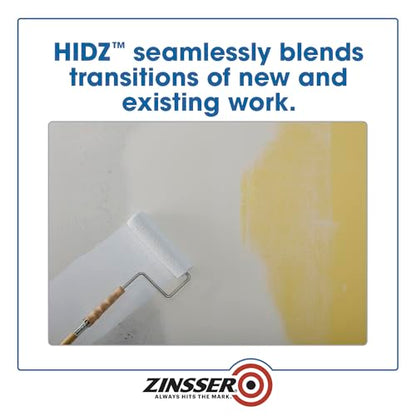 Zinsser 373693 HIDZ Multi-Purpose Primer and Sealer, Quart, Flat White - size: 32 Fl Oz (Pack of 1)