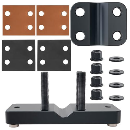Professional Grade Heavy Duty Barrel Vise Tool, Universal Barrel Clamp Surface Protection Design (Black) - color: Black