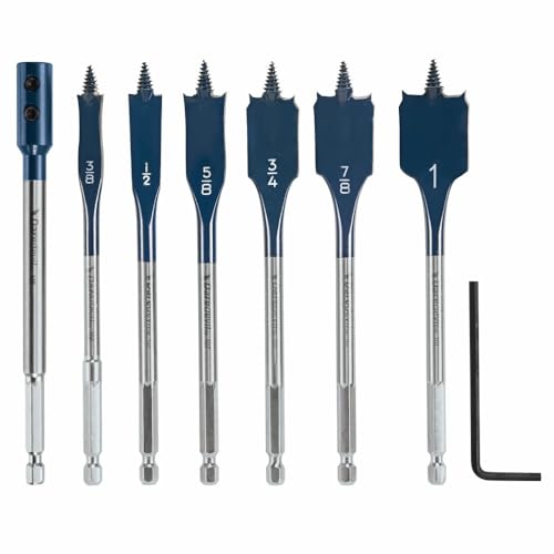 Bosch DSB5005 6 pc. Daredevil Standard Spade Bit Set with Extension