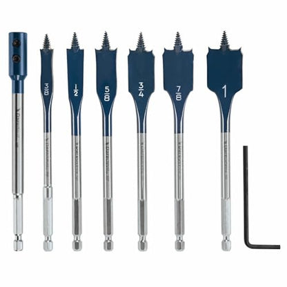 Bosch DSB5005 6 pc. Daredevil Standard Spade Bit Set with Extension