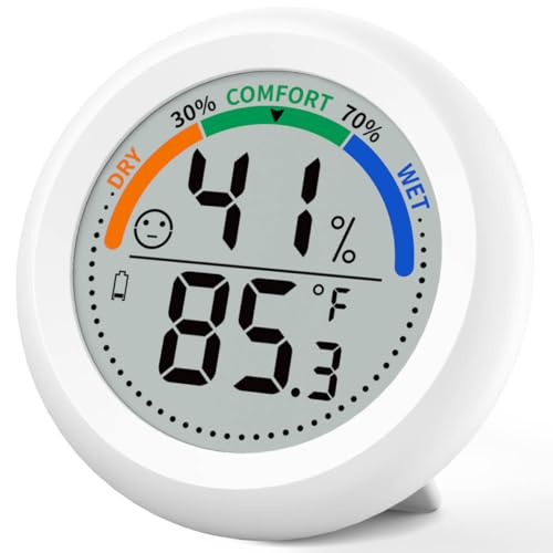 Digital Indoor Thermometer Hygrometer with Humidity Monitor