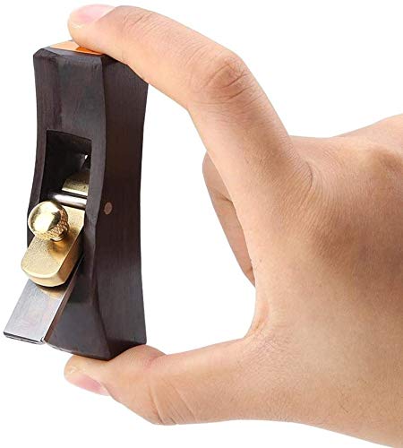 Mini Wood Planer Hand Tool, Pocket Plane, Tiny Ebony Plane Woodcraft Tool - color: E Arc Bottom Plane