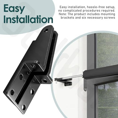 N349-324 Black Plastic Replacement Post Jamb Bracket