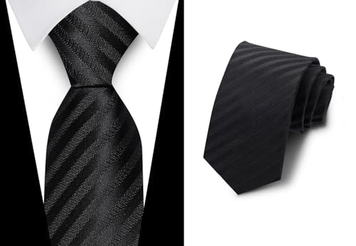 joy alice Tie For Men 6 PCS Necktie Woven Jacquard Neck Ties Set Neck Ties - color: Navyblue Yellow Navyblue Babybluenavyblue Navyblue Black