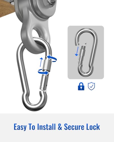 Heavy Duty Swing Hangers, Indoor-Outdoor Hooks, 2-Pack - color: 2 Pack Silver