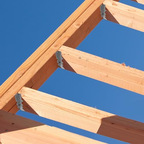 2X6 Joist Hanger 18 Gauge LU26 Galvanizing - size: 25 Pcs 2x6, style: Galvanized Joist Hanger