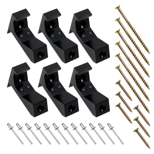 Floor Squeak Fix Kit – 6Pk, Black, for 5/8"+ Subfloor