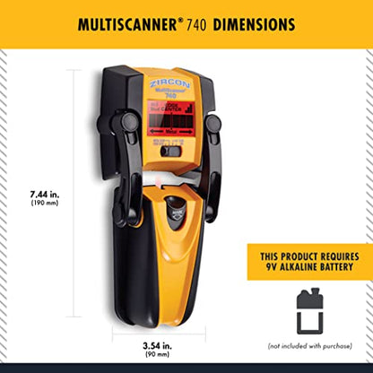 Zircon MultiScanner 740 Electronic Wall Scanner with Built-In Erasable Wall Marker - style: MS 740 with Wall Marker