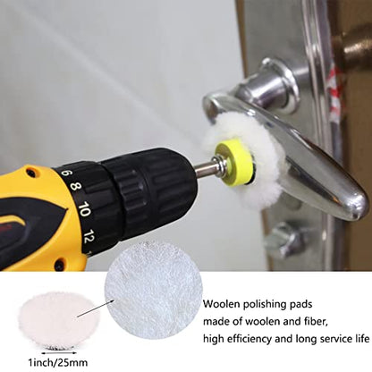160Pcs 1inch Sanding Discs Hook and Loop 60 to 10000 Wet Dry Sandpaper with 1/8" Shank Backing Pad,Hand Sanding Block,Sponges Polishing Pads and Interface Pad for Drill Grinder Rotary Tools Attachment - style: 1inch-165pcs