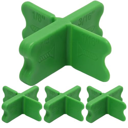 4 Pcs Deck Spacer Green for Pressure Treated Composite Decking - color: Green, size: 4