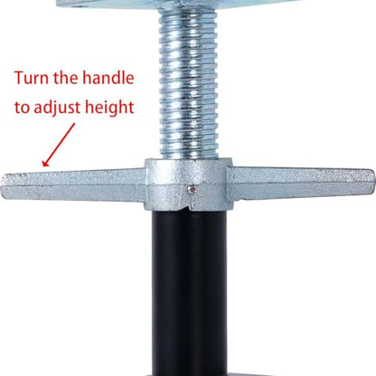 Adjustable House Floor Jack Support, Basement Floor Jack for Temporary Support, Height Range 17''-25'' for Stabilizing and Supporting Beams, Load Capacity 10000 LB