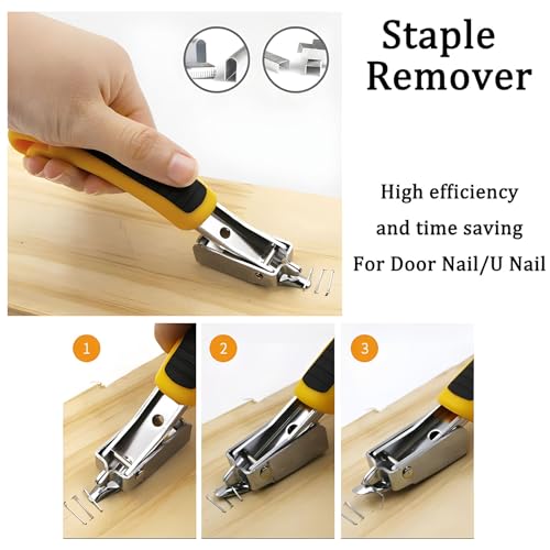 Staple Remover, Staple Puller Tool, Upholstery and Construction Heavy Duty Staple Remover, Strength Staple Puller Removing All Kinds of Staples(2 pcs) - style: Style2