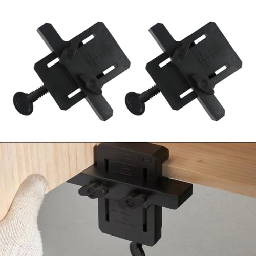 Cabinet Door Mounting Jig, 2-Pack Support Clamp For Face Frame Install