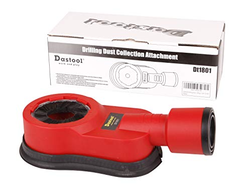 Drilling Dust Collection Attachment,Universal Dust Shroud for Drilling 2-5/8" Dt1801 - size: 2-5/8 inch