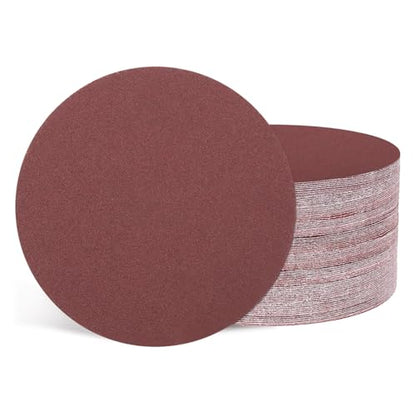 100Pcs Sanding Discs 1Inch 150Grit Hook and Loop Sandpapers Red - size: 1 Inch(150 Grit)