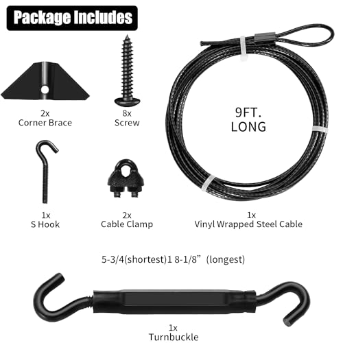 Anti Sag Gate Kits, Anti-Sagging Fence Door Kit, Black, Zinc, 2Pack - color: Black