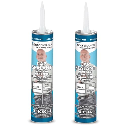 DICOR 351CSCL-1 Clear Cap SEALANT 10.1 OZ (2)