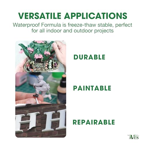 Aves FIXIT Multi-Media Repair Compound - 2 Part Modeling Compound (A & B) - color: Terracotta, size: 1/4 lb