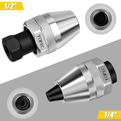 Topec Stud Extractor Tool, 3/8” Drive Broken Bolt Remover - size: 3/8-Inch Drive
