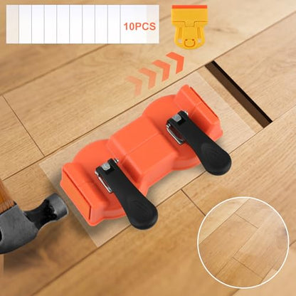 Floor Gap Fixer Tool for Laminate Vinyl LVP Flooring, Dual Suction Cup