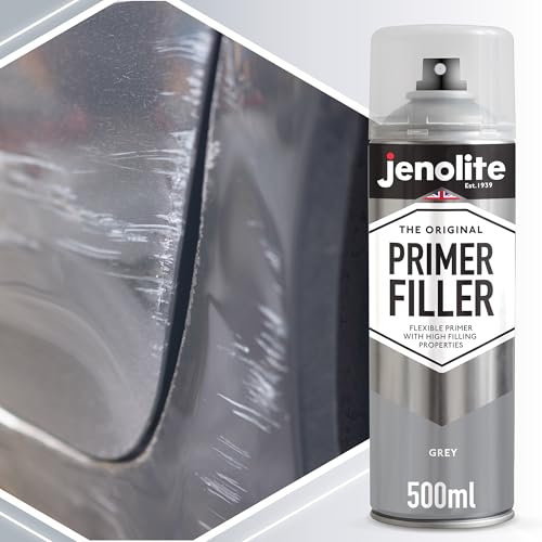 JENOLITE Primer Filler Aerosol, Quick-Drying Multi-Surface, Grey 1x16.9oz - color: GREY