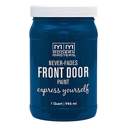 Modern Masters Serene Front Door Paint - color: Satin Serene