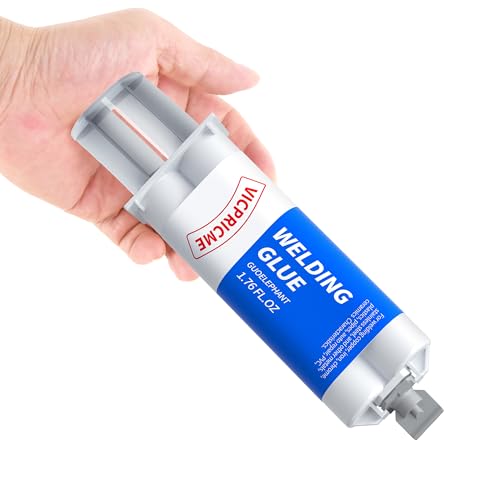 Vicpricme Metal Glue Heavy Duty Weld Metal Epoxy Glue for Metal 1Tube - size: 1pcs