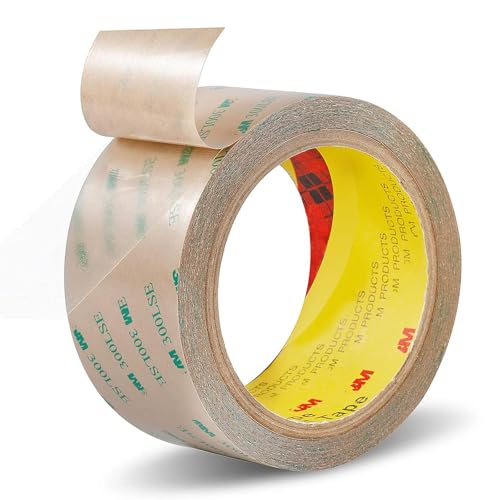 3M 300LSE Double Side Tape Heavy Duty 36ft, Clear Mounting Tape Adhesive Strips for Art Craft Scrapbook - size: 2in x 36ft