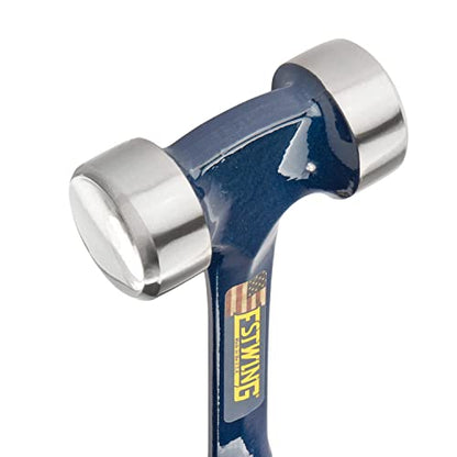 Estwing Lineman's Hammer - 40 oz Electrical Utility Tool with Smooth Face & Shock Reduction Grip - E3-40L , Blue - style: Smooth Face