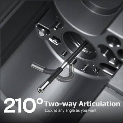 5.5mm Articulating Borescope for Mechanic Automotive Wall Inspection - size: 5.5mm Articulating Borescope