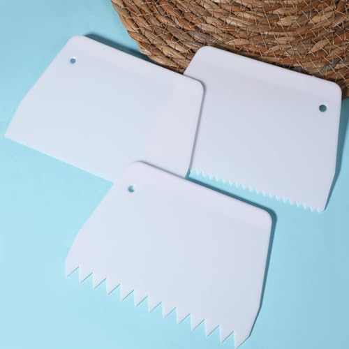 3 Pcs Epoxy Spreader,Adhesive Floor trowel Notched Glue Spreader