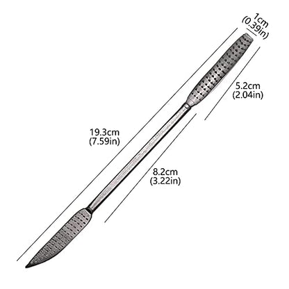 CLAHJQX 8pcs Wood Files and Rasps, Wood Carving Kit, Double Ended Riffler Rasp Set, Special Shaped File Set for Woodworking