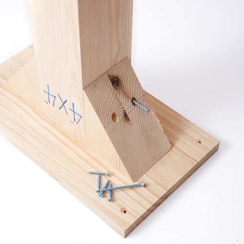 Little Library Mount for 4 x 4 Post, Wooden Base Platform