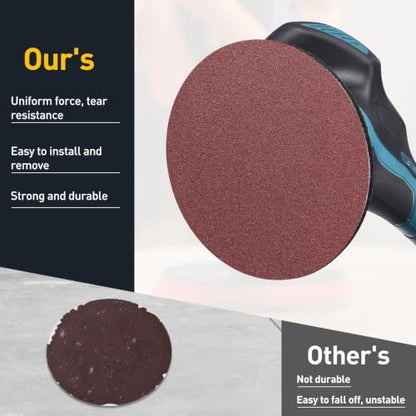 10 PCS 120 Grit PSA Sanding Discs Self Stick Adhesive Sandpaper
