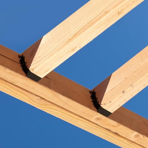 2x8 Joist Hanger 48Pcs,Q235B Steel Joist Bracket for Wood - size: 48PCS, style: 2''X8'' Joist Hanger