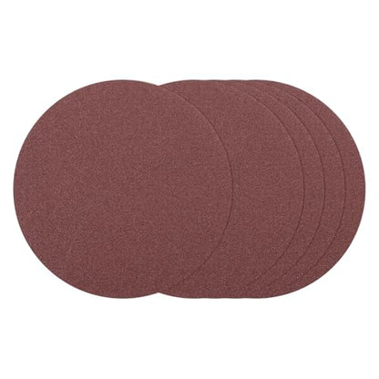 10Pcs Sanding Discs 5Inch 120Grit Hook and Loop Sandpapers Red - size: 5 Inch(120 Grit)