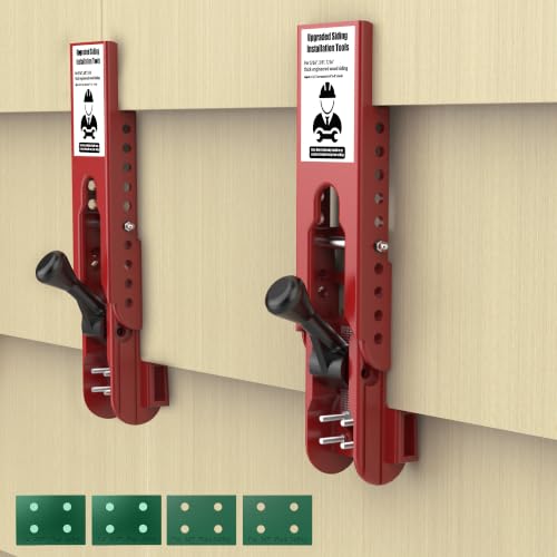 Upgraded Siding Installation Tools for 5/16 Inch, 3/8 Inch, 7/16 Inch（Red）