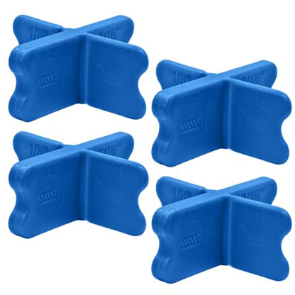 4 Pcs Deck Spacer Blue for Pressure Treated Composite Decking - color: Blue, size: 4