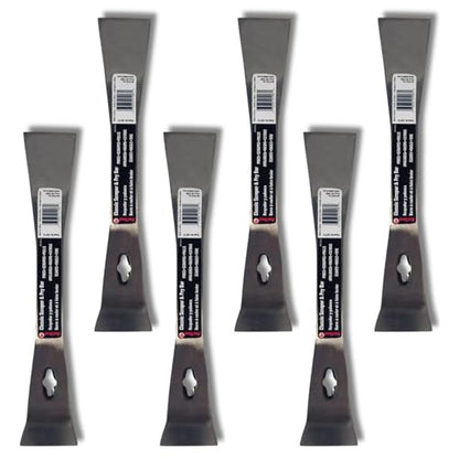 Red Devil 4050CL Classic Scrape & Pry Bar - Heavy-Duty Multi-Purpose Tool, Hardened Steel Construction, Dual Chisel Edges, Pack of 6 - size: 6 - Pack
