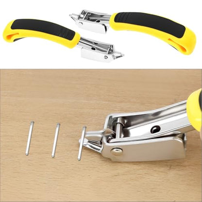 QWORK Heavy Duty Staple Remover Staple Puller Tool, 2 Pack Upholstery Staple Remover with Stainless Steel Tip for Furniture Carpet Cartons Wood Boxes Frames Floors