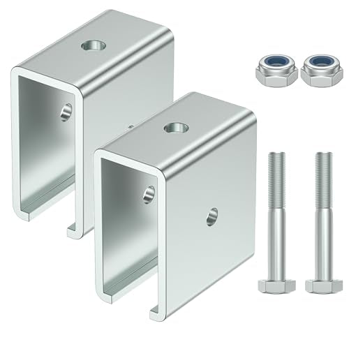 Strut Channel Connector Extend Bracket Connection for use with 1-5/8" Wide and 1-5/8" Height Strut Channel (2) - style: 2 pack Connector Extend Bracket