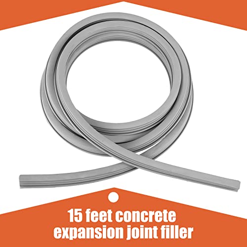 Kingdder Concrete Expansion Joint Filler, 1/2'' Wide, 15 ft Long - size: 1/2'' Wide, 15 Ft Long