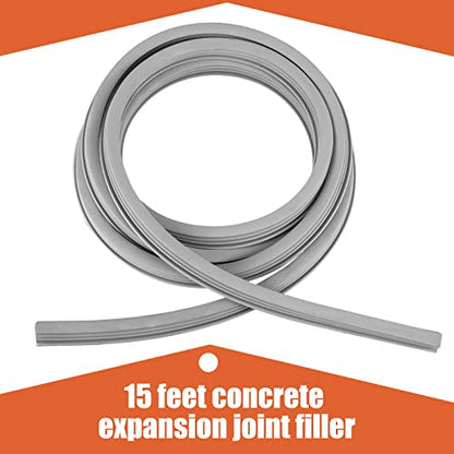 Kingdder Concrete Expansion Joint Filler, 1/2'' Wide, 15 ft Long - size: 1/2'' Wide, 15 Ft Long