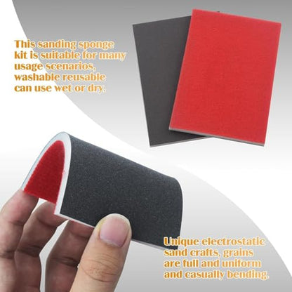 3000 Grit Sanding Sponge, Wet Dry Sanding Block, 20 Pcs - size: 3000 Grit
