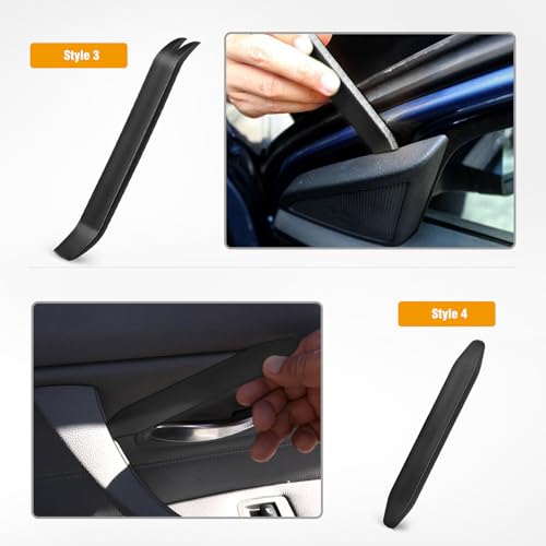 GOOACC Auto Trim Removal Tool Kit No-Scratch - color: 4PCS Trim Removal Tool Black