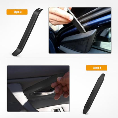 GOOACC Auto Trim Removal Tool Kit No-Scratch - color: 4PCS Trim Removal Tool Black