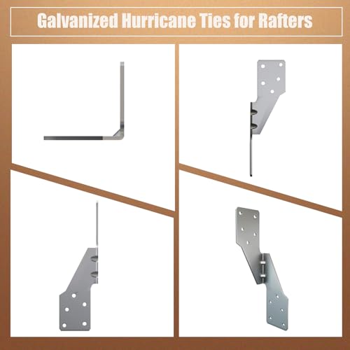 30 Pack Left Size Hurricane Straps Tie Brackets - size: Left Side
