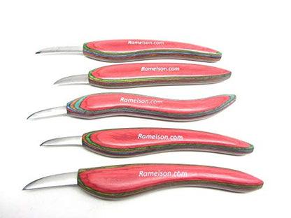 5pc Chip Whittling Wood Carving Knife Set