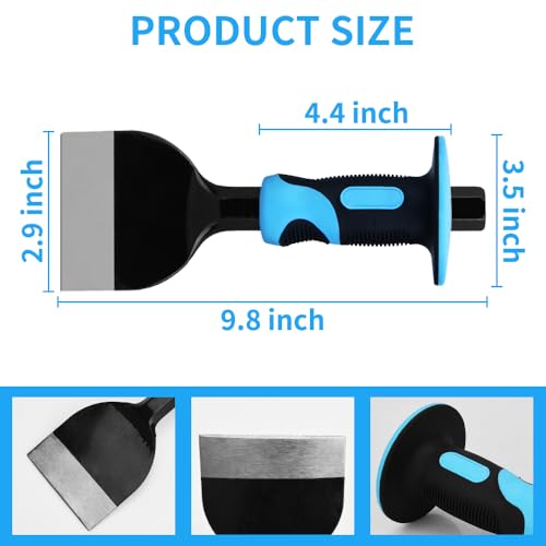 Heavy-Duty Masonry Chisel Set with Protective Handle