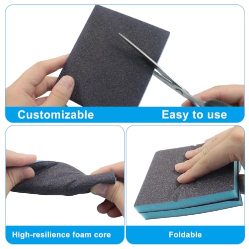 12 Pcs 80 Grit Sanding Sponge - size: #80